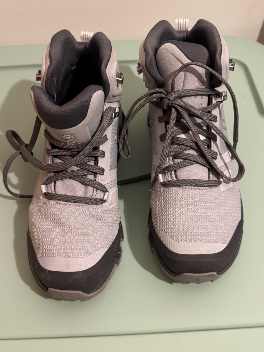 Women's Light Gray Athletic Hiking Boots